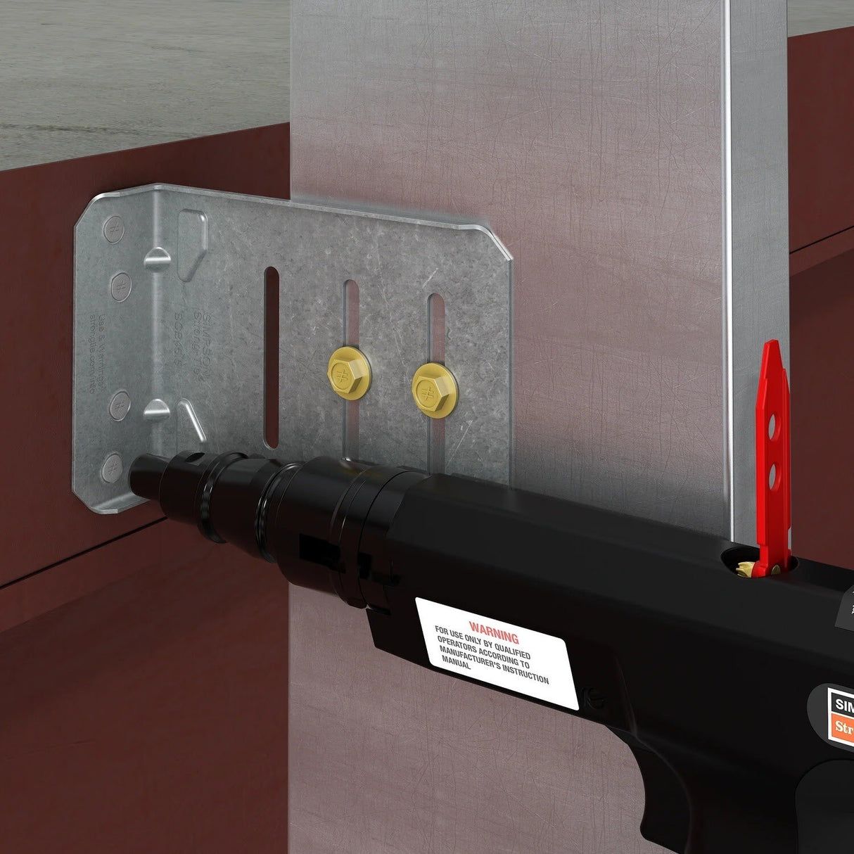 Simpson Strong-Tie MSCB47.5-KT (4" x 7.5") Medium Duty Slide Clip with Screws (25 Pack) - 3