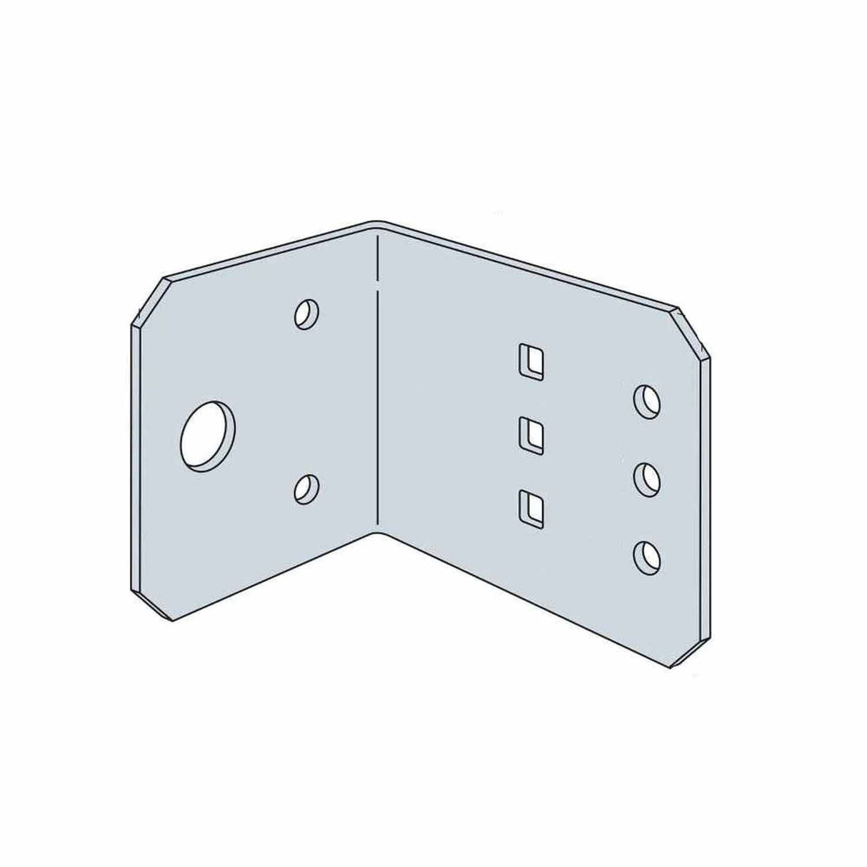 Simpson Strong-Tie MSSC2.25-R90 (2-1/4" 12-Gauge) Galvanized Steel-Stud Clip (90 Pack)
