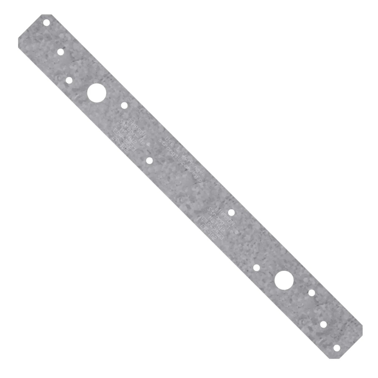Simpson MSTA18 Strong-Tie Medium Strap Tie 18 Gauge Galvanized