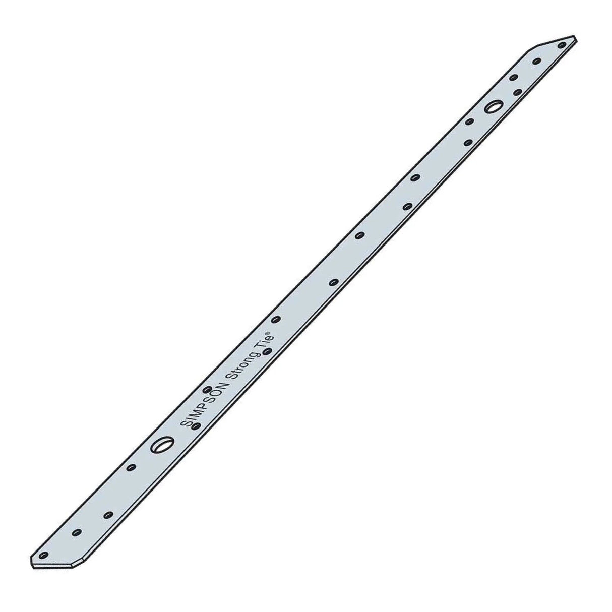 Simpson Strong-Tie MSTA24Z (24-in.) Medium Strap Tie for Wood-to-Wood Uplift Applications - 2