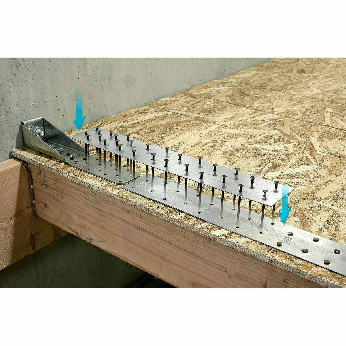 Simpson Strong-Tie MSTD5 (26-3/4") 16 Gauge Galvanized Marriage Strap for Panelized Roof Splicing, G90 - 3