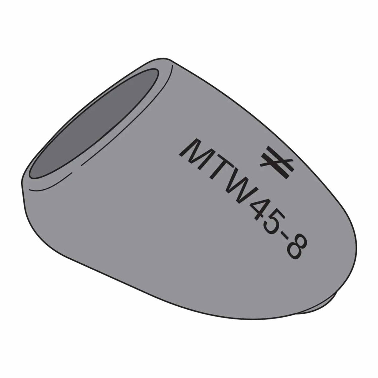 Simpson Strong-Tie MTW45-8-R10 (45 Degree) Mass Timber Angled Washer Zinc Galvanized (10 Pack) - 3