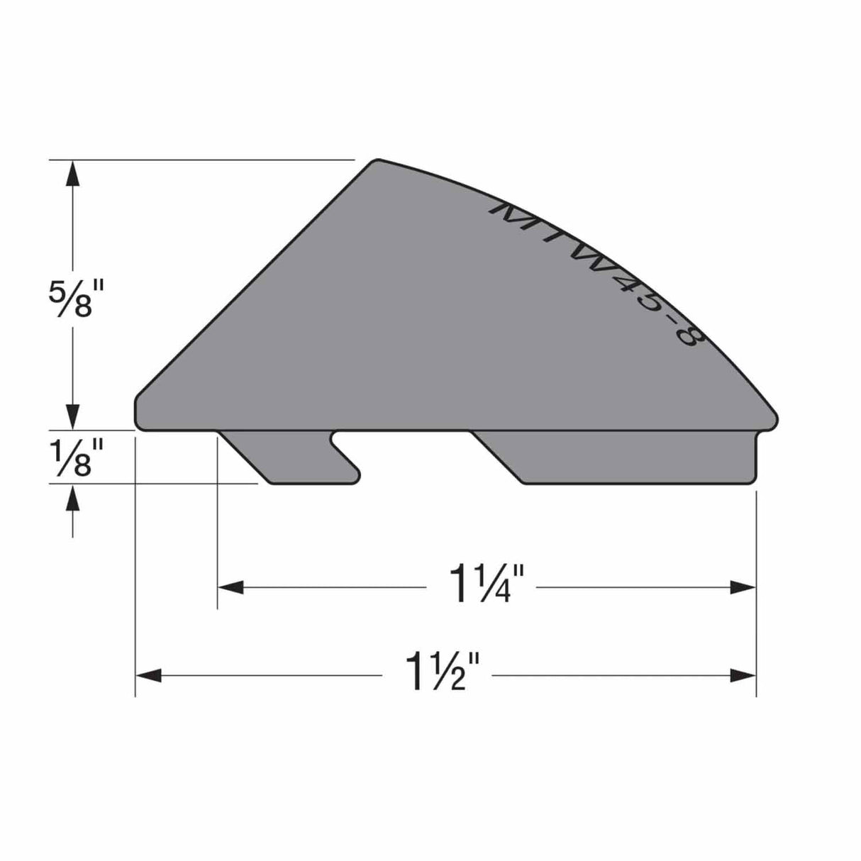 Simpson Strong-Tie MTW45-8-R10 (45 Degree) Mass Timber Angled Washer Zinc Galvanized (10 Pack) - 5
