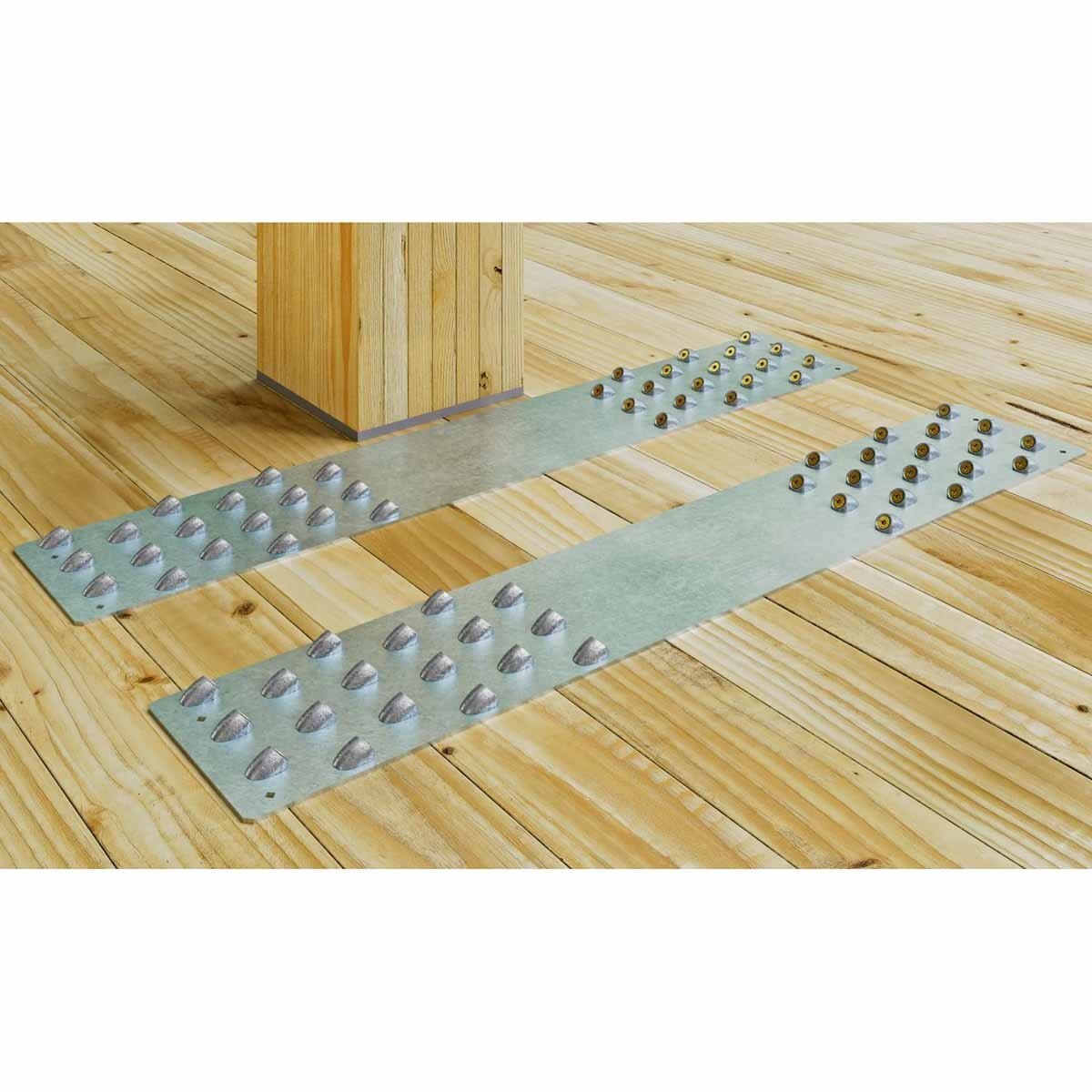 Simpson MTWS48-8 Strong-Tie High-Capacity 7-Gauge Mass Timber Washer Strap for CLT and Engineered Wood Connections - 2