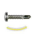 Simpson Strong-Tie PHSD34S0818 Quik Drive Pan Head Framing-To-CFS Screw Zinc (2500 Pack)