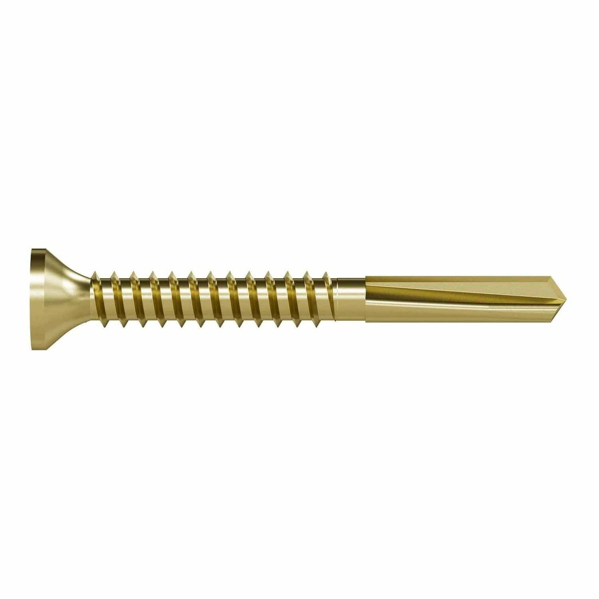 Simpson Strong-Tie PPHD134S1016 Strong-Drive (#10 x 1-3/4") PPHD Sheathing-to-CFS Screw Collated - Yellow Zinc (2000 Pack)