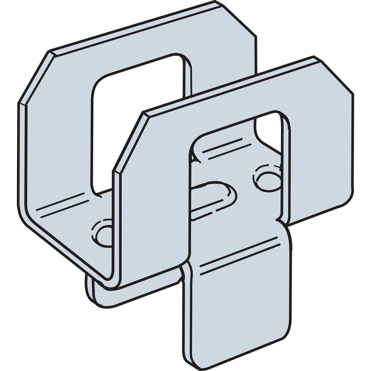 Simpson PSCL 5/8-R50 Panel Sheathing Clip for 5/8-in. Plywood (50 Pack) - 2