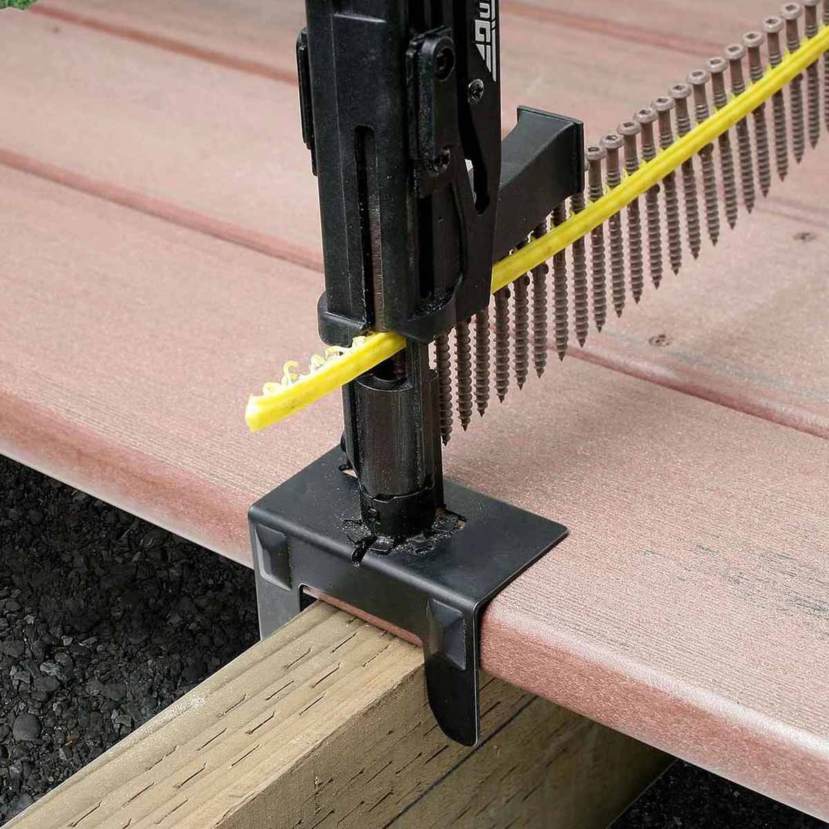 Simpson Strong-Tie QDDECKCLIP-RC Quik Drive Decking Nose Clip for Precise Deck Board Installation - 3