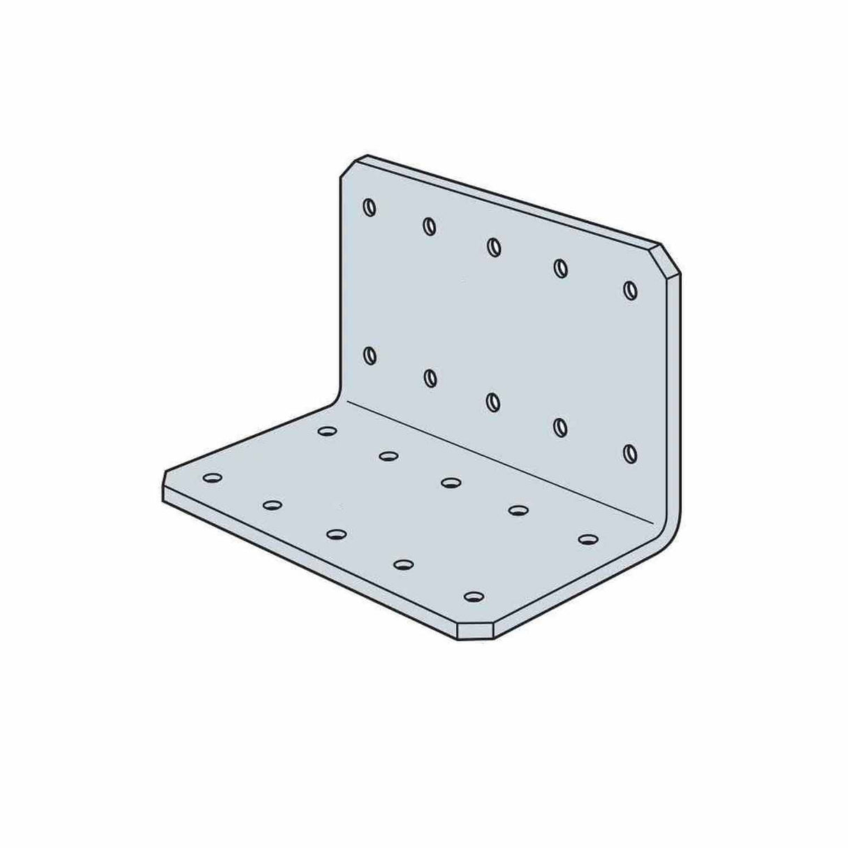 Simpson Strong-Tie RCA335/68-R50 (3" x 3" x 5" 14-Gauge) Galvanized Rigid Connector Angle (50 Pack)