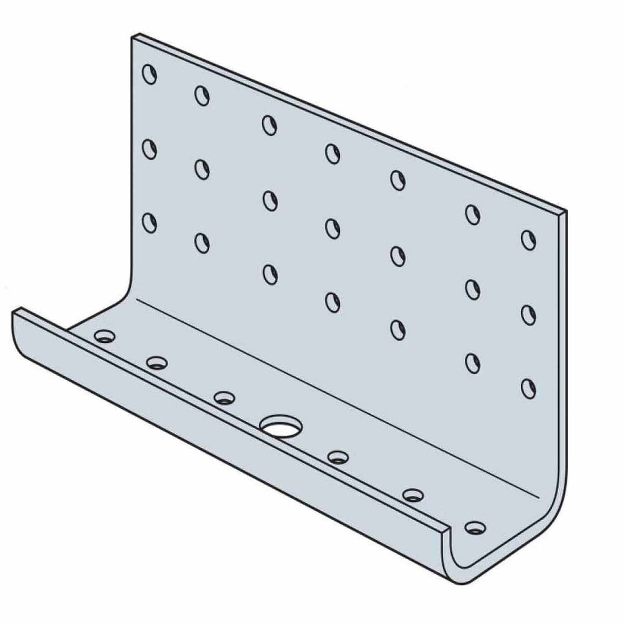 Simpson Strong-Tie RCKW7.5-R10 (7.5") Kneewall Connector Clip G90 Galvanized (10 Pack)