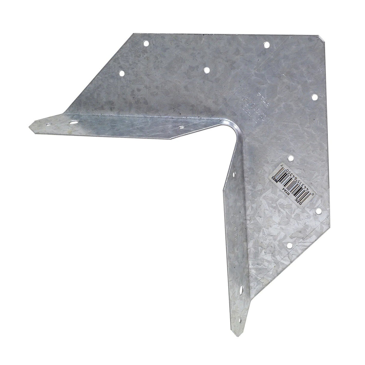 Simpson Strong-Tie RTA4 (4x) 18 Gauge Rigid Tie Angle for 4x Joist/Post - G90 Galvanized