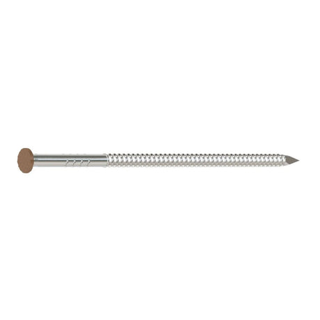 Simpson Strong-Tie S10SNDS1 (3" x .113") Painted Siding Nail, Type 304 Stainless Steel, Sienna (1 lb.)