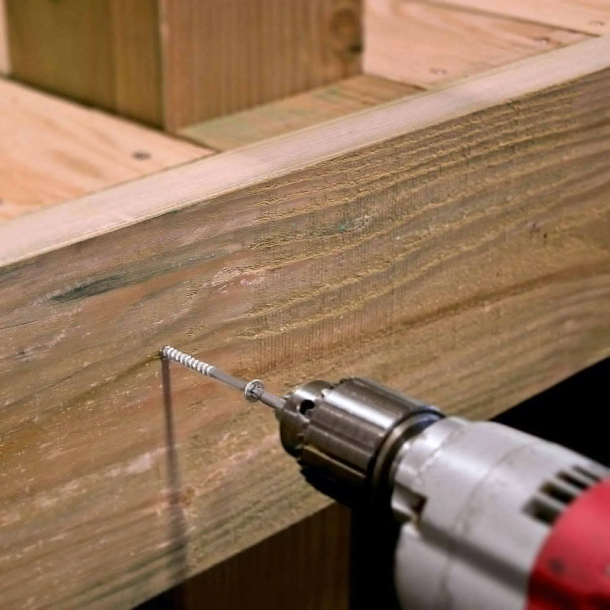 Simpson Strong-Tie S12300WP5 Strong-Drive (#12 x 3") T27 DWP Wood SS Screw, Flat Head, Type 305 (5 lb. Tub) - 5
