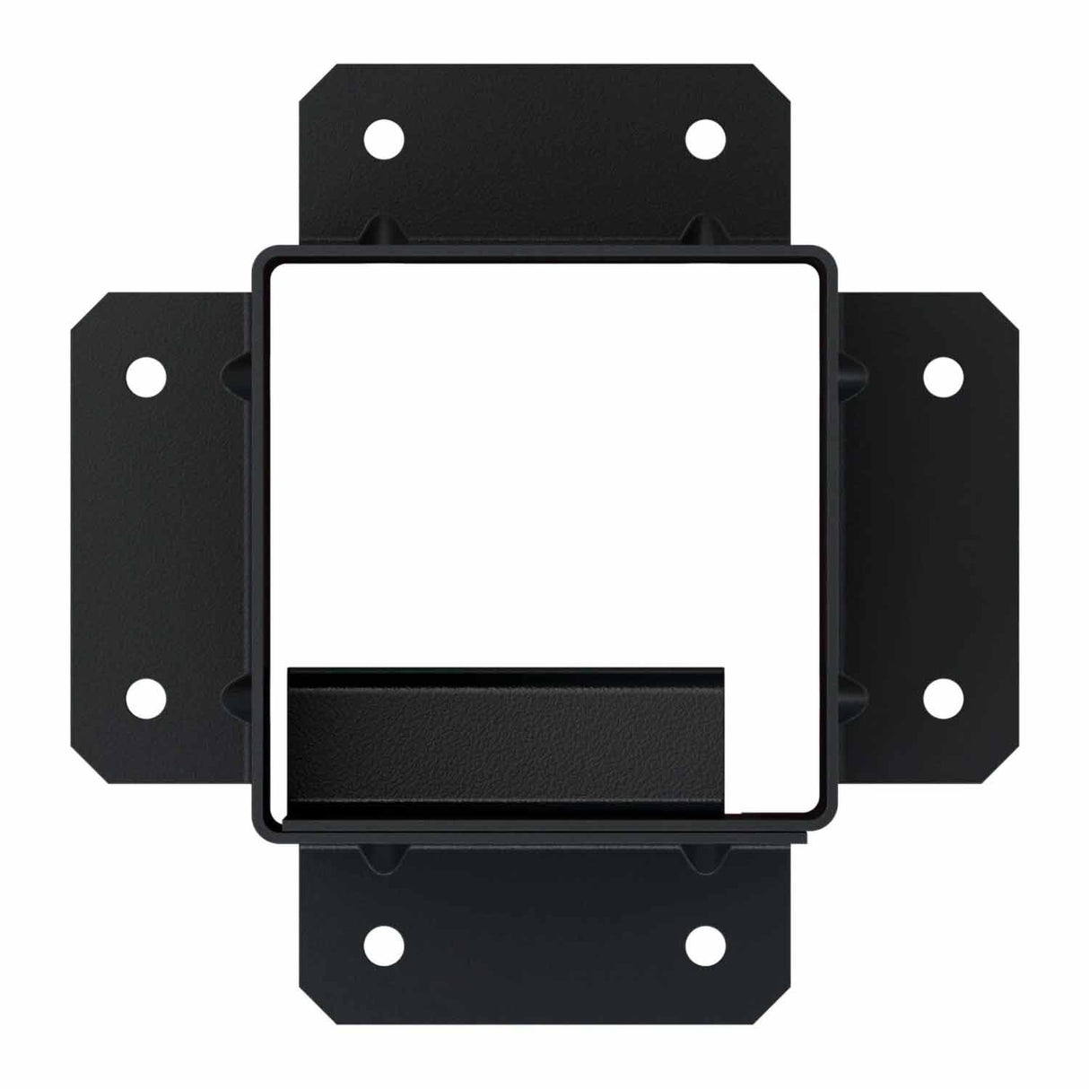 Simpson Strong-Tie SAGE-B44-KT2 (4x4) Black Powder Coated Sage-B Post Base with Screws (2 Pack) - 4