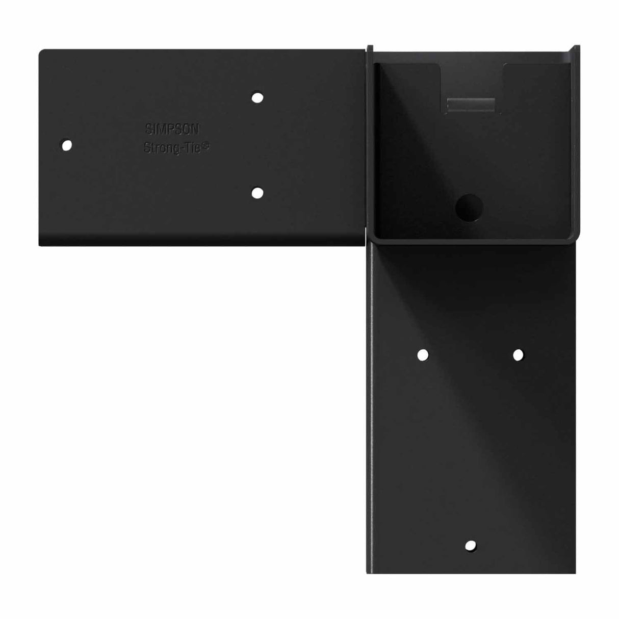 Simpson Strong-Tie SAGE-C44-KT2 (4x4) Sage-C Black Powder-Coated Corner Connector with Screws (2 Pack) - 5