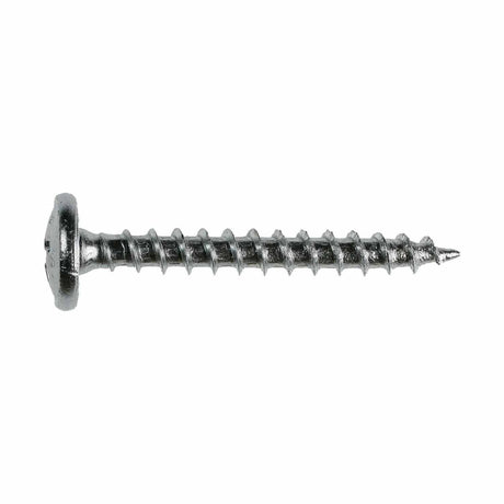 Simpson Strong-Tie SD8X1.25-R (#8 x 1-1/4") Wafer-Head Screw, #2 Phillips, Clear Zinc Coating (100 Pack)
