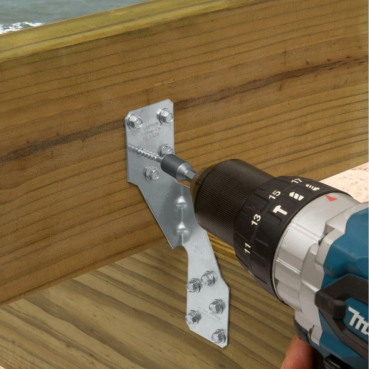 Simpson Strong-Tie SD9112SSMB Strong-Drive (#9 x 1-1/2") SD Connector SS Screw, 1/4" Hex Head, Class 55  (3000 Pack) - 4