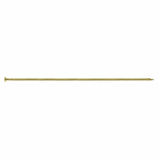 Simpson Strong-Tie SDCF272358 Strong-Drive (0.725" x 23-5/8") T50 Yellow Zinc Timber-CF Screw, Flat Head w/ Nibs (100 Pack)