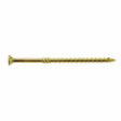 Simpson Strong-Tie SDCP22512 Strong-Drive (0.225" x 5-1/2") T40 Yellow Zinc SDCFC Timber-CFC Screw, Flat Head w/ Nibs (250 Pack)