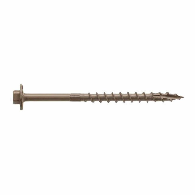Simpson Strong-Tie SDWH19400DB Strong-Drive (0.195" x 4" x 5/16" Hex) SDWH Timber-Hex Screw, Double-Barrier Coating (800 Pack)