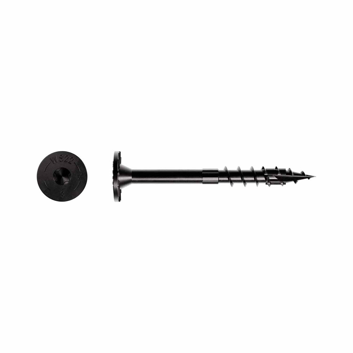 Simpson Strong-Tie SDWS22300DBBMB Strong-Drive (0.220" x 3") T40 SDWS Timber Screw (Exterior Grade) Black (250 Pack)