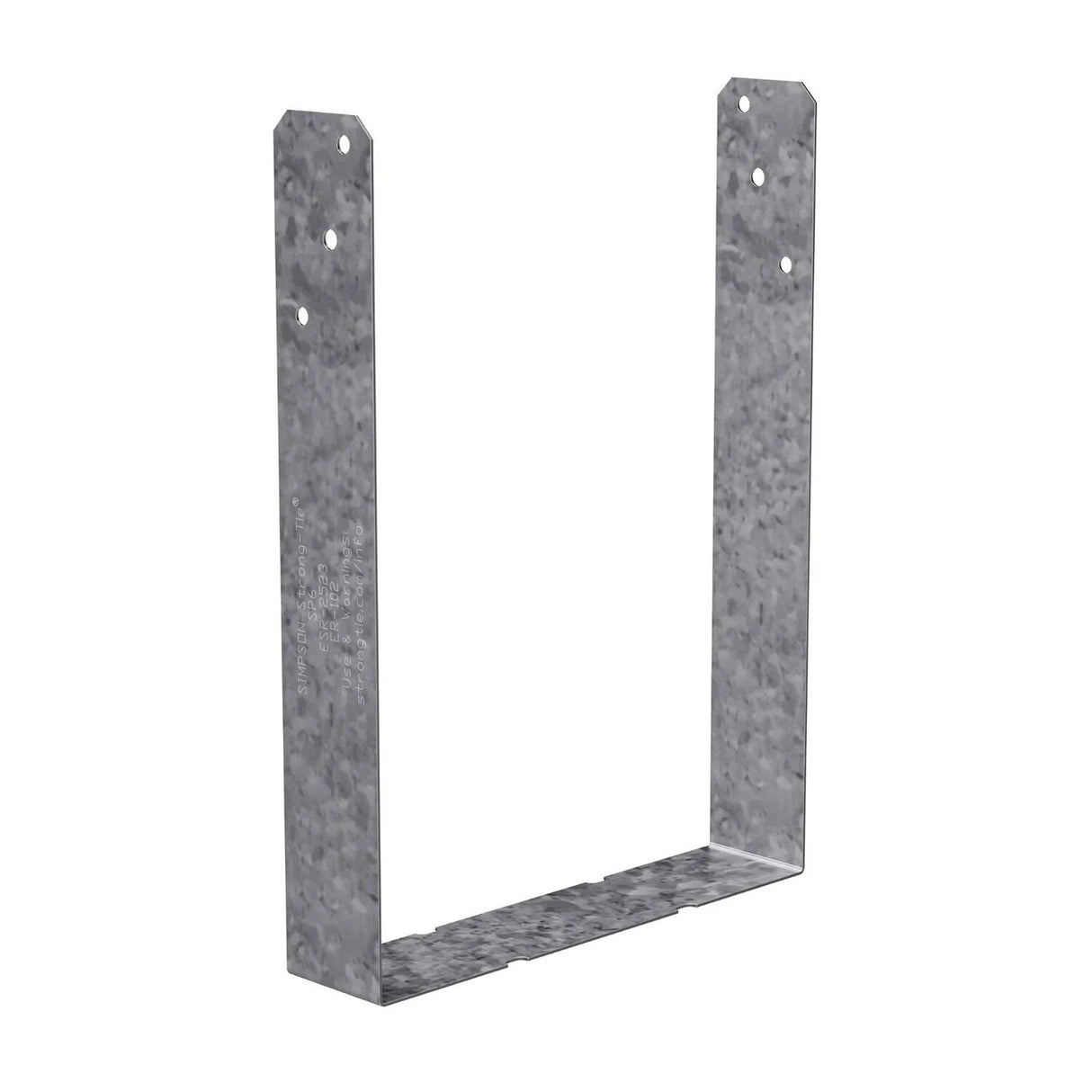 Simpson Strong-Tie SP6 (5-9/16" x 7-3/4") 20Ga Galvanized U-Shaped Stud Plate Ties