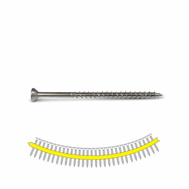 Simpson Strong-Tie SSDWP212S305 Deck-Drive (#10 x 2-1/2") DWP Collated Wood SS Screw - Type 305 (1500 Pack)
