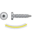Simpson Strong-Tie SSPC1BS1012 (#10 x 1") PC Standing-Seam-Roofing Panel Clip Screw - Collated (1500 Pack)