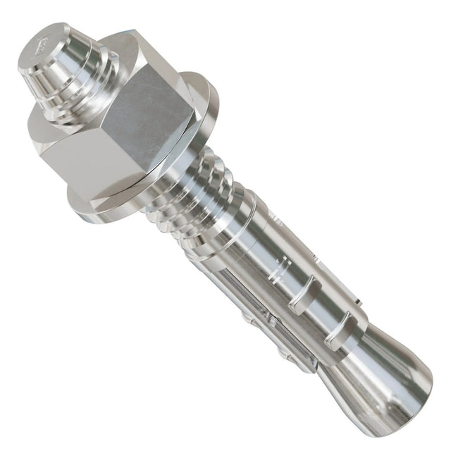 Simpson Strong-Tie STB2-372144SSR50 Strong Bolt (3/8" x 2-1/4") Stainless Steel 2 Wedge Anchor - Unassembled (50 Pack)