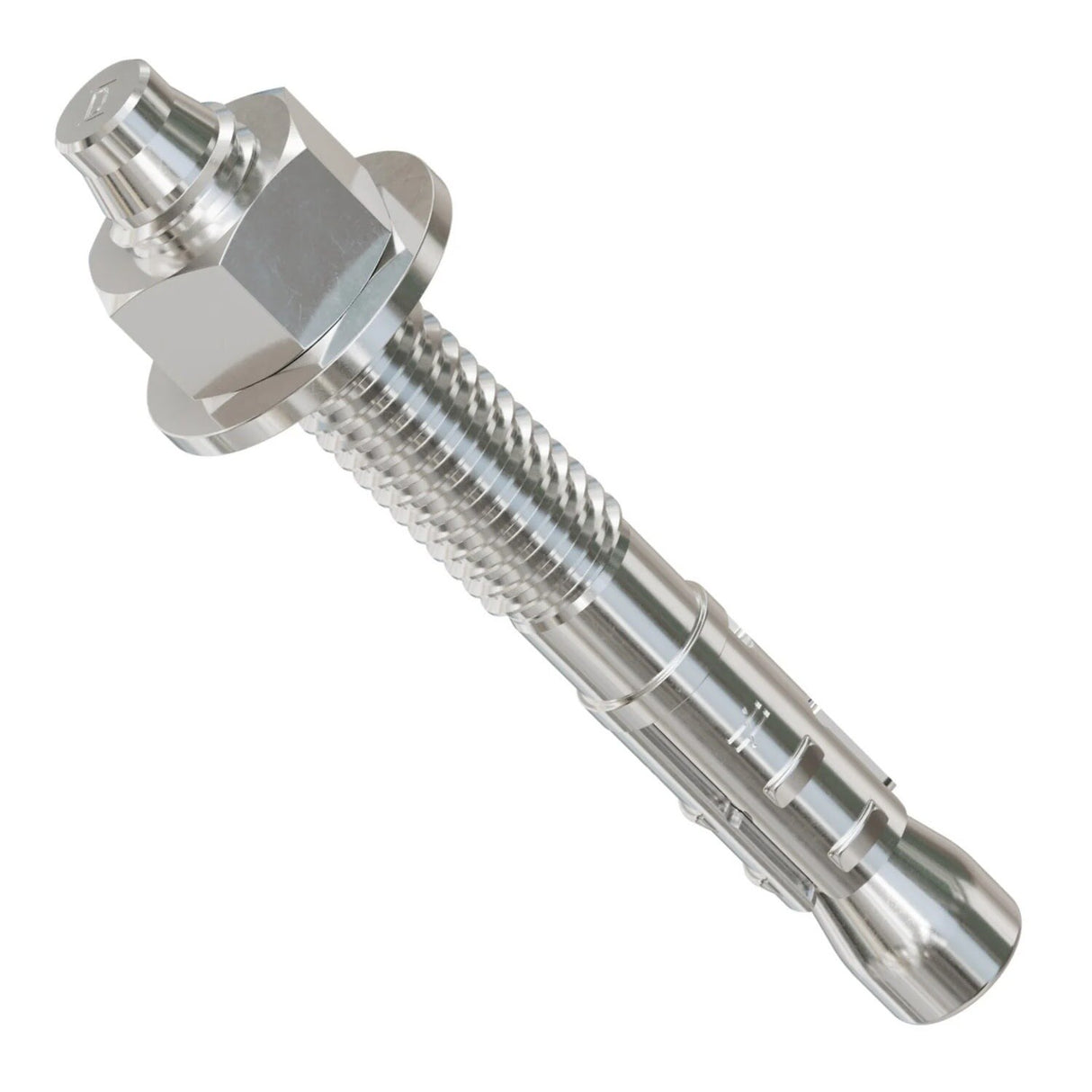 Simpson Strong-Tie STB2-373124SS Strong Bolt (3/8" x 3-1/2") Stainless Steel 2 Wedge Anchor - Uassembled (50 Pack)