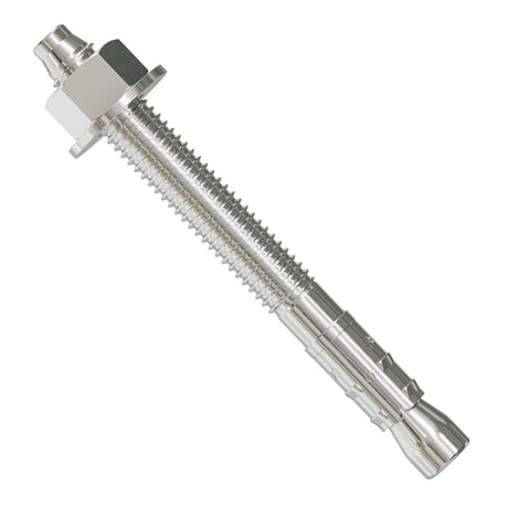 Simpson Strong-Tie STB2-373344SS Strong-Bolt (3/8" x 3-3/4") Stainless Steel 2 Wedge Anchor - Uassembled (50 Pack)