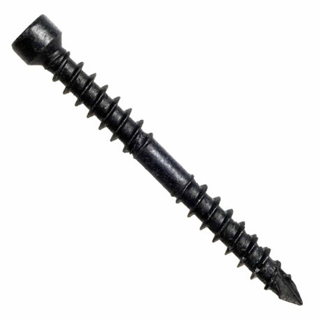 Simpson Strong-Tie SWD18212DBB-R50 Strong-Drive (0.180-in x 2-1/2-in T30) SWD Double-Threaded Screw Black (50 Pack)