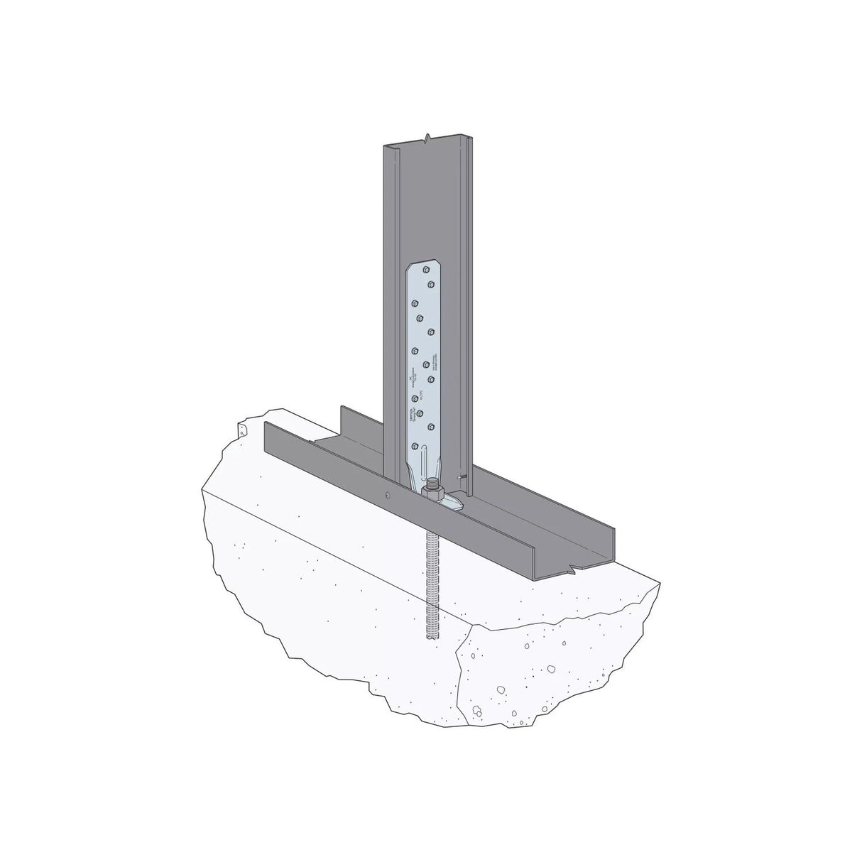 Simpson S/LTTP2 Strong-Tie Galvanized Tension Tie for Cold-Formed Steel Construction - 6