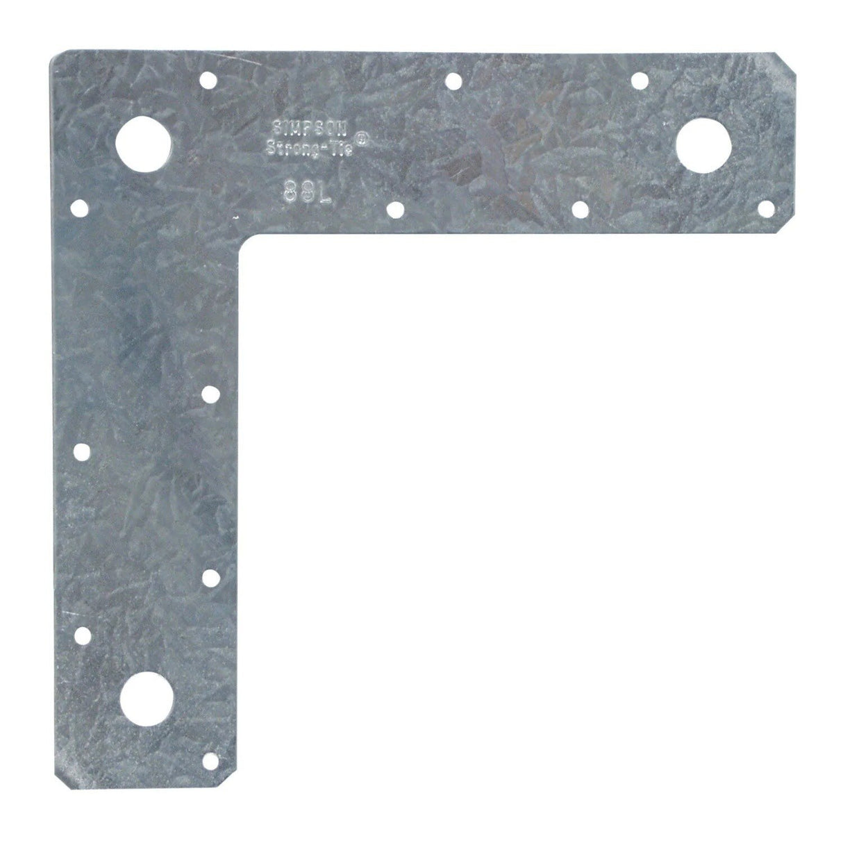 Simpson Strong-Tie 88L (8" x 8") 14-Gauge Galvanized L Strap