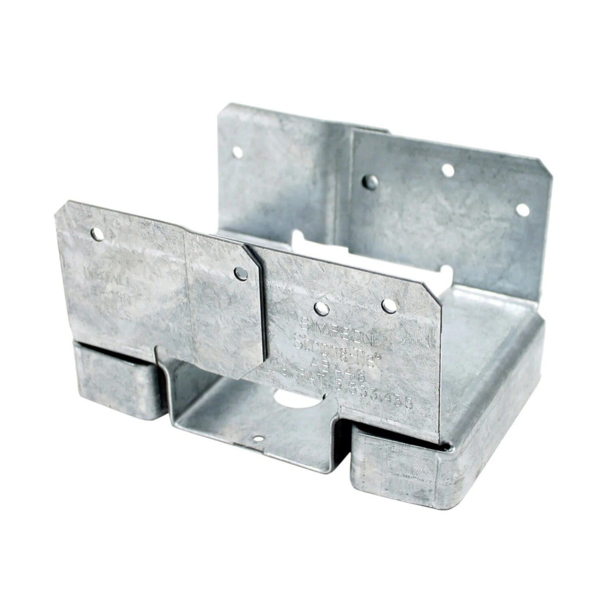 Simpson Strong-Tie ABA46Z (5-3/16") 14Ga Adjustable Post Base for 4x6 Lumber - ZMAX Finish