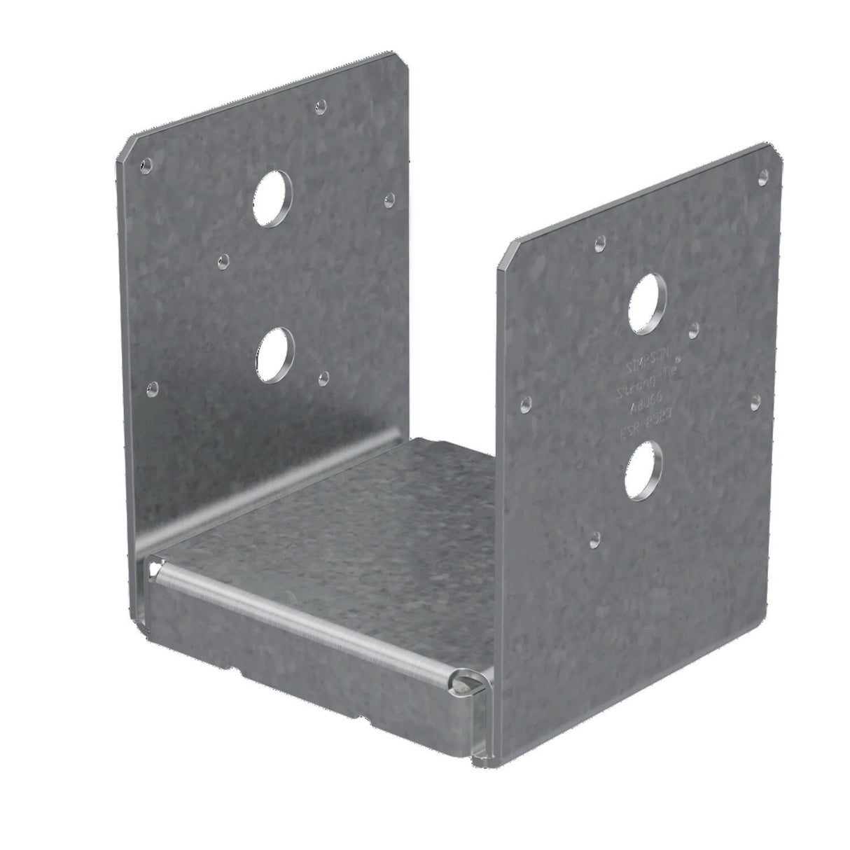 Simpson Strong-Tie ABU66RZ (6" x 6" Rough) ABU Adjustable Post Base for Rough Lumber - ZMAX Coating