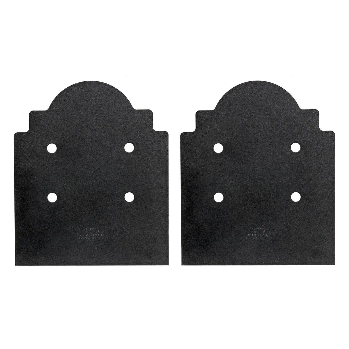 Simpson Strong-Tie APB1010DSP (10x) Decorative Post Base Side Plate - Black Powder Coated
