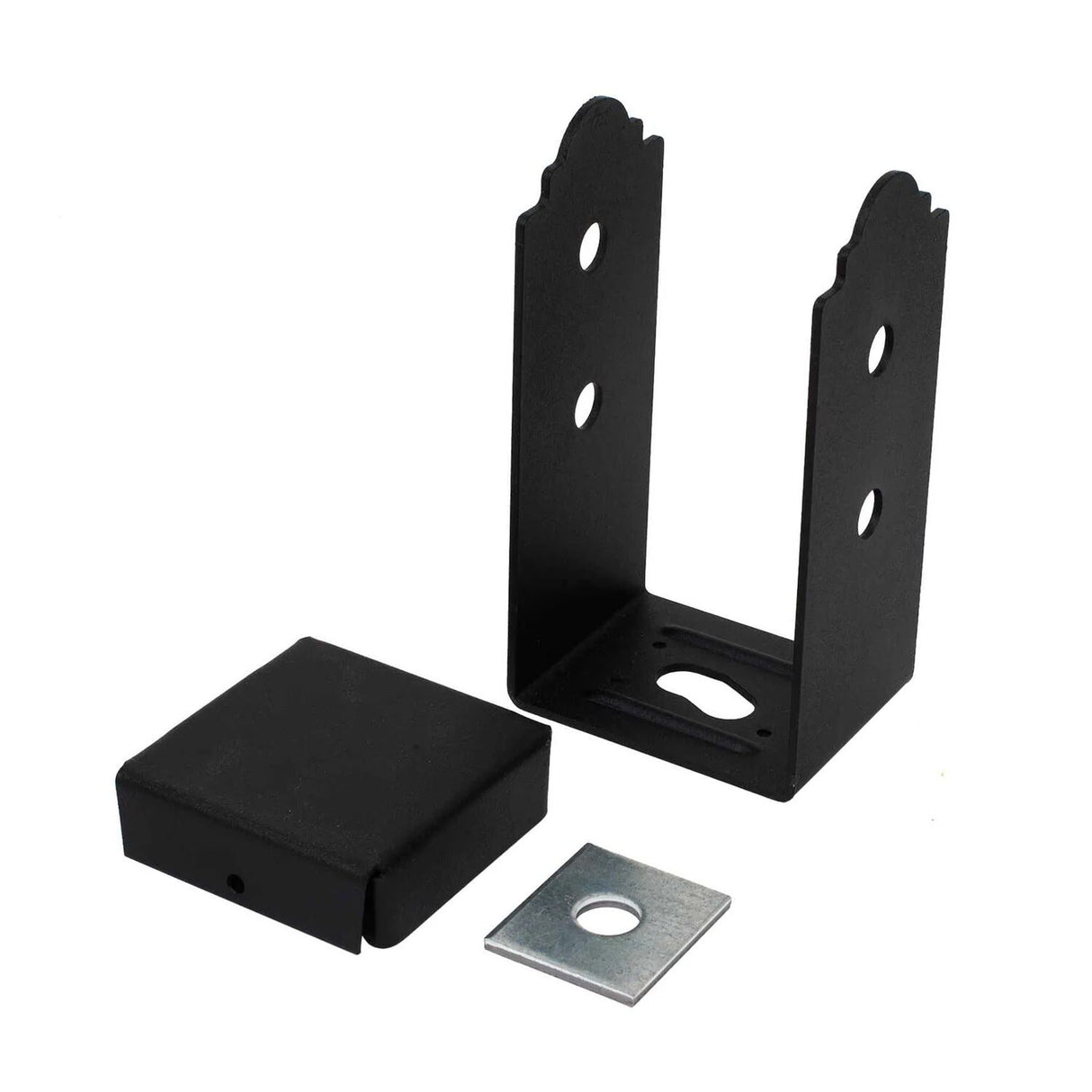Simpson Strong-Tie APB3.75 (4x4 Rough) APB Outdoor Accents Adjustable Post Base - Black Powder Coated