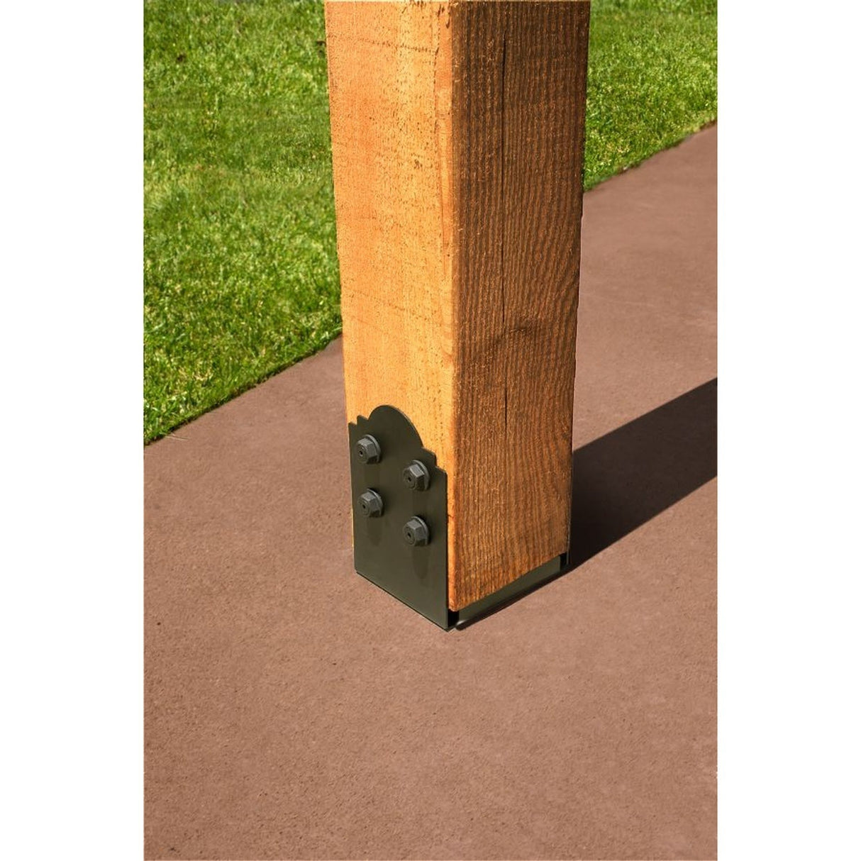 Simpson Strong-Tie APB88 (8" x8") APB Outdoor Accents Adjustable Post Base - Black Powder Coated - 3