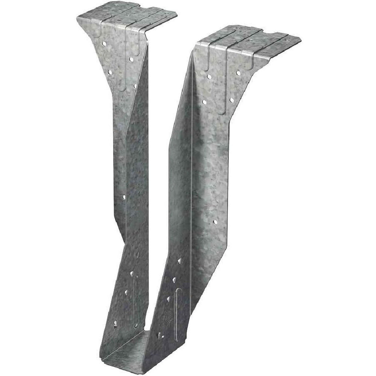 Simpson BA210-2 Strong-Tie Top-Flange Joist Hanger for Double 2x10 - Heavy-Duty G90 Galvanized Steel for Beam and Girder Connections
