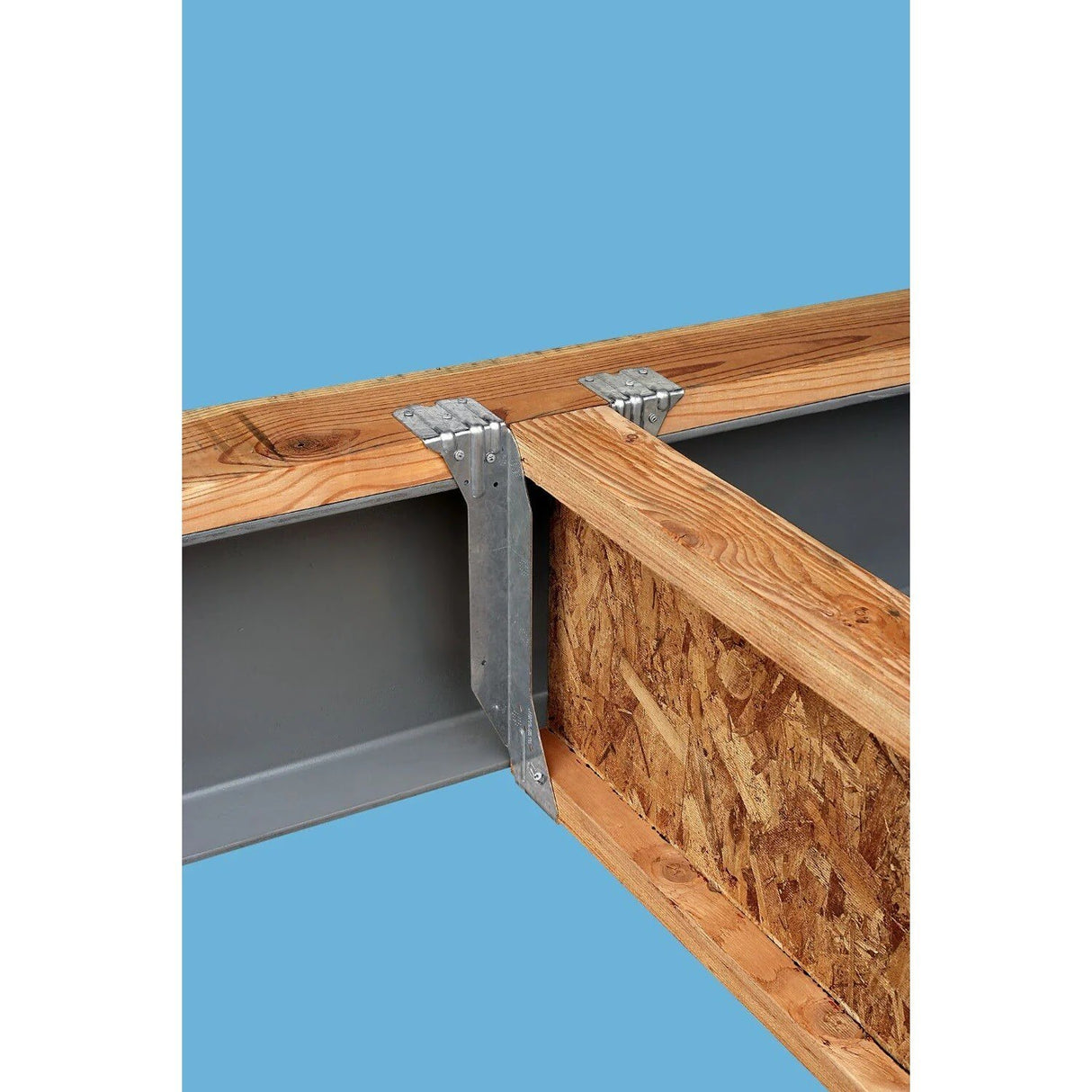 Simpson Strong-Tie BA412 (4x12) 14Ga Galvanized Top Flange Joist Beam Hanger - 3