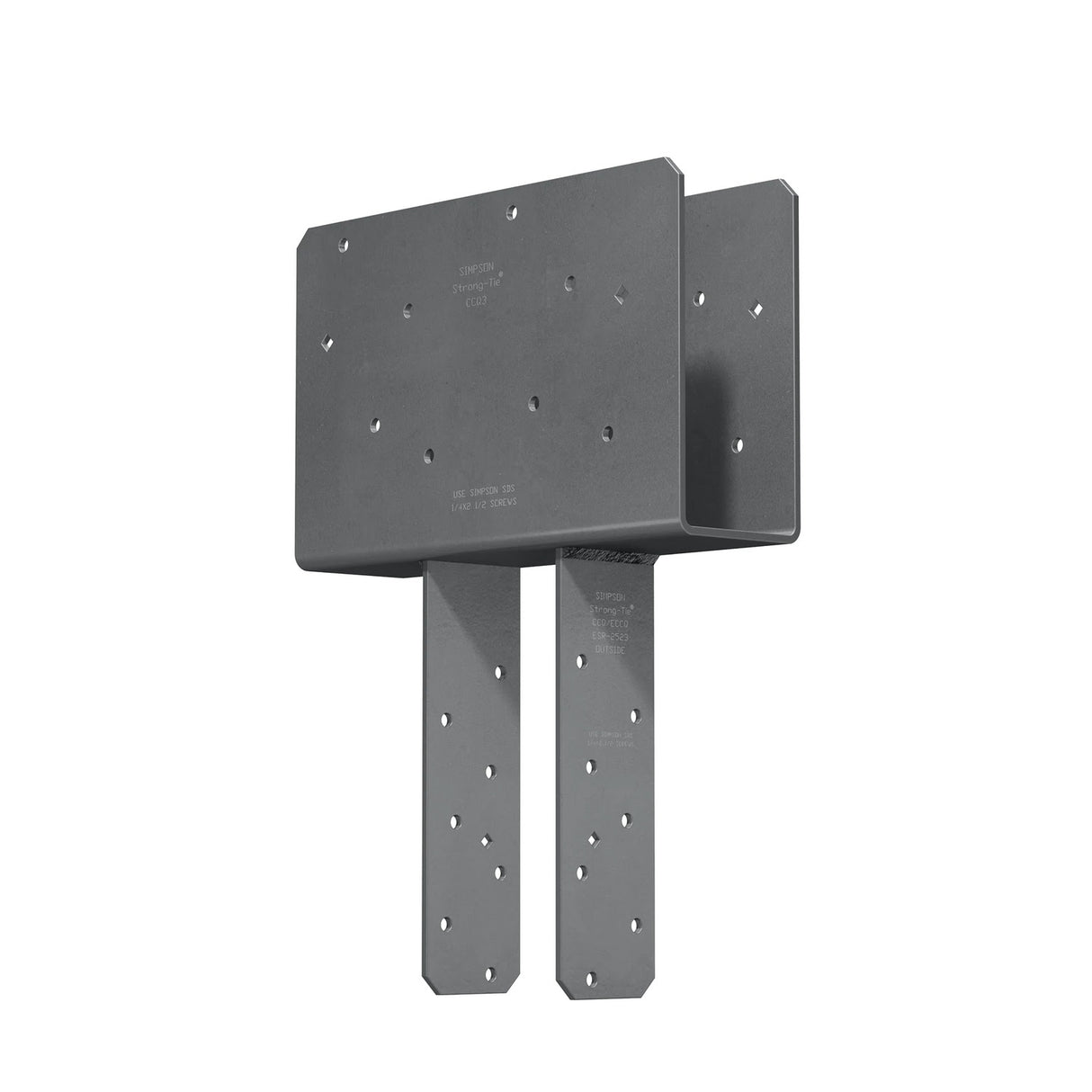 Simpson Strong-Tie CCQ5-6SDSROTHDG Heavy-Duty Column Cap for 5-1/8" Beam to 6x Post Wood Connections