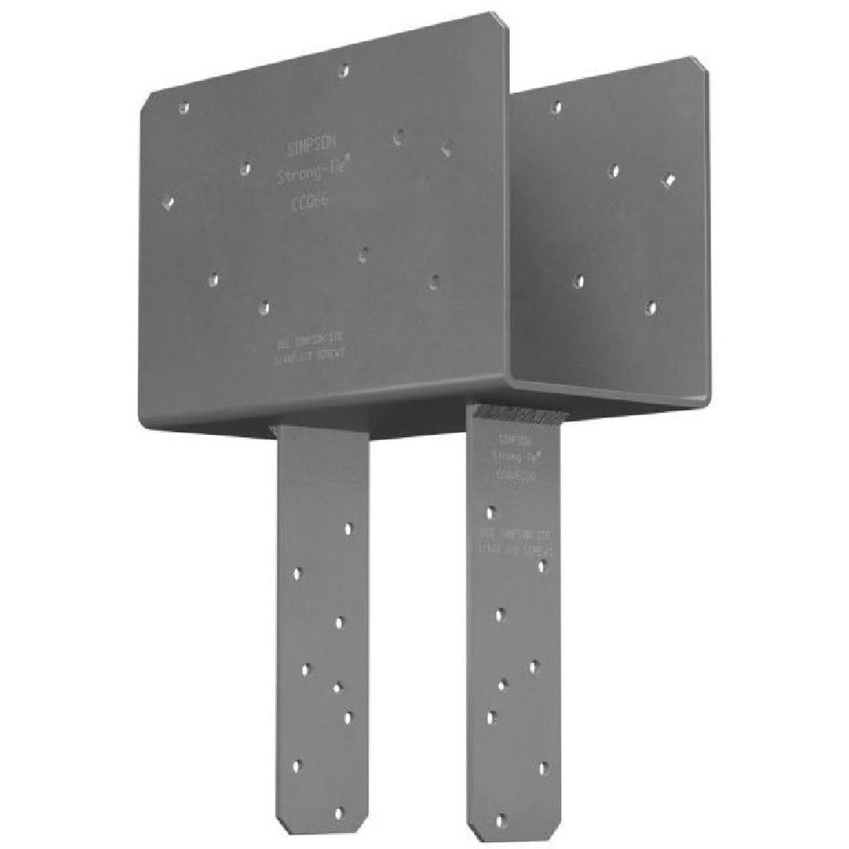 Simpson Strong-Tie CCQ7.1-4SDS2.5 (7" Beam, 4x Post) Column Cap with SDS Screws - Heavy-Duty Wood Construction Connector