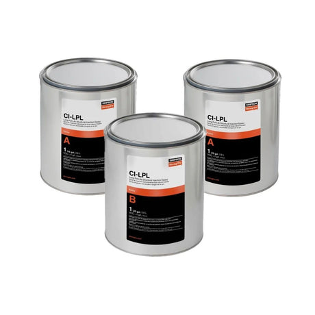 Simpson CILPL3KT Strong-Tie Long Pot Life Structural Injection Epoxy 3-Gallon Kit for Concrete Crack Repair