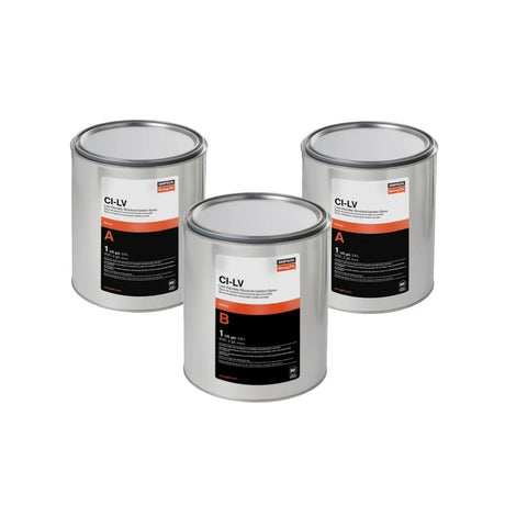 Simpson CILV3KT Strong-Tie Low-Viscosity Structural Injection Epoxy 3-Gallon Kit for Concrete Crack Repair