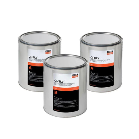 Simpson CISLV3KT Strong-Tie Super-Low-Viscosity Structural Injection Epoxy 3-Gallon Kit for Concrete Crack Repair