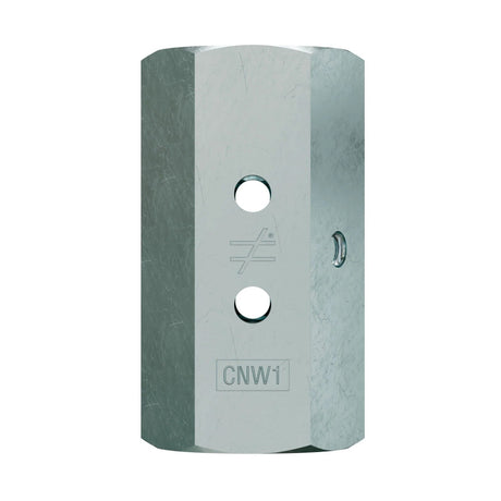 Simpson Strong-Tie CNW1 Coupler Nut with Witness Hole for Threaded Rod