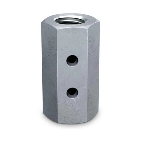 Simpson Strong-Tie CNW3/8 Coupler Nut with Witness Hole for Threaded Rod