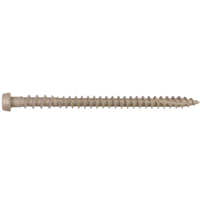 Simpson Strong-Tie DCU234GR01R350 Deck-Drive (#10 x 2-3/4") T20 DCU Quik Guard Composite Screw, Gray 01 (350 Pack)