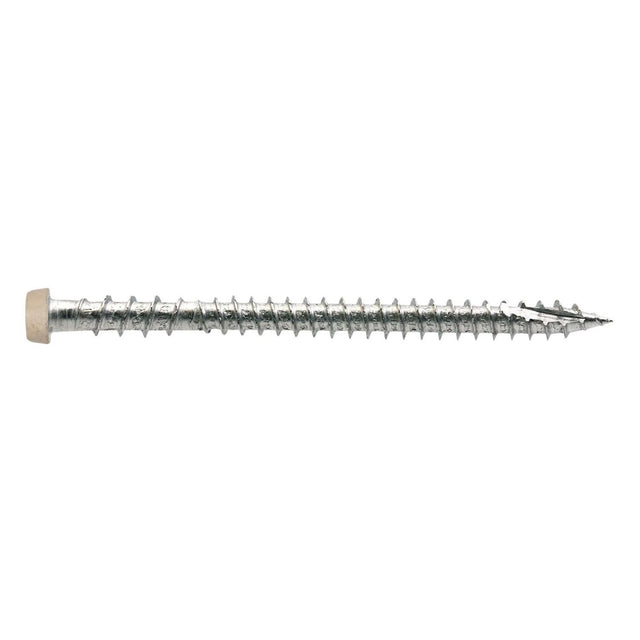 Simpson Strong-Tie DCU234MB305TN02 Deck-Drive (#10 x 2-3/4") T20 DCU Stainless Steel Composite Screw, Tan 02 (1750 Pack)